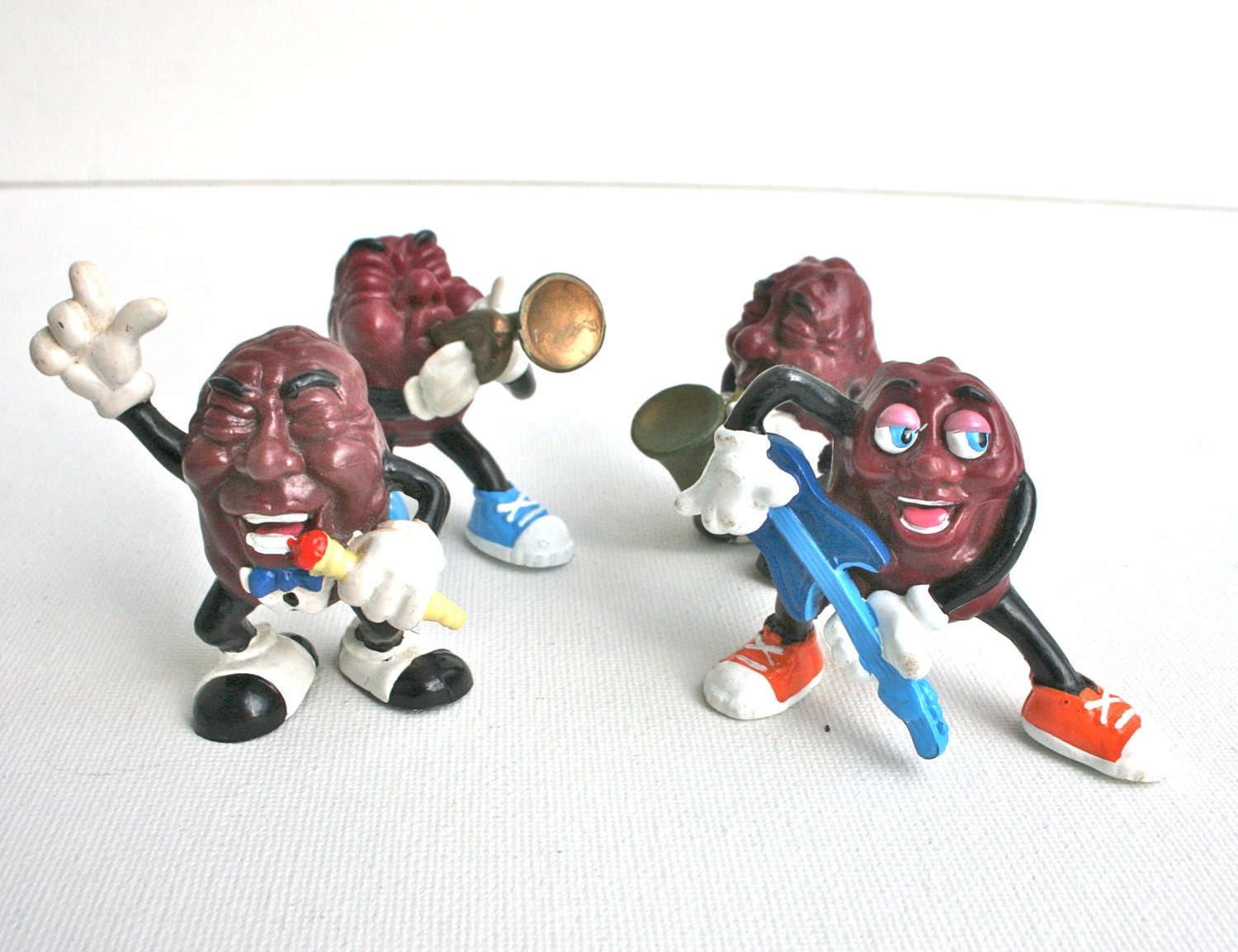 Vintage California Raisins Rock & Roll Band Jazz Musicians