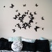 Free US Shipping- 40 3D Butterfly Wall Art Circle Burst