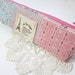 Slim pencil case or brush holder - Zakka Shabby chic Eiffel tower