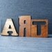 RESERVED for Erica - ART - Vintage Letterpress Word