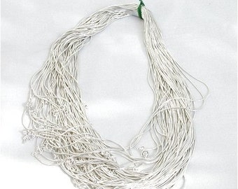 6 sterling silver snake chains 16 inch 1mm solid 925