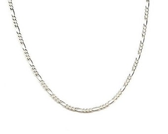 16 inch Sterling Silver 2mm Figaro Chain Necklace