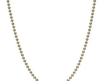 5 Gold filled 18 inch Ball Chain Necklaces with Lobster clasps