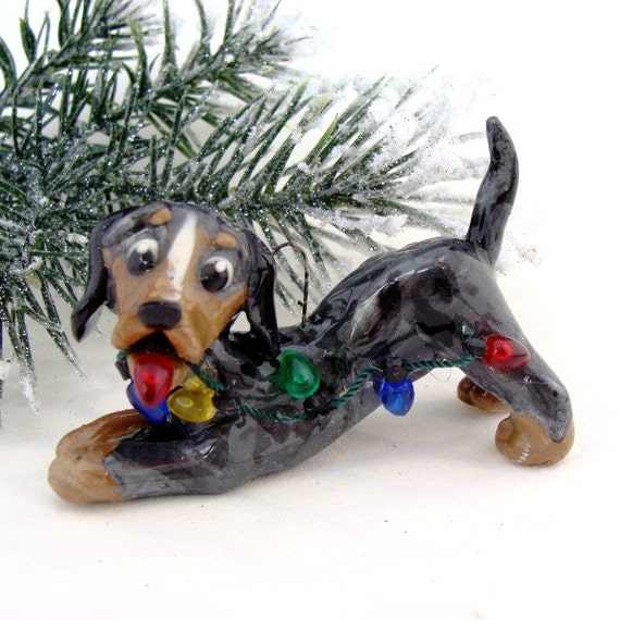 bluetick coonhound figurine