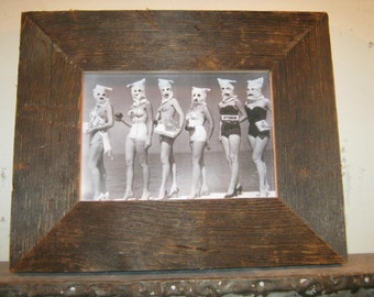 SHABBY ARCHITECTURAL Chic Salvaged Recycled Barn Wood Photo Picture Frame 5x7 S 178-12