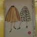 McCalls 3130 Vintage Pattern - Waist 24 Skirt Complete 1950's