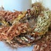 SALE Hand Knit Scarf Wrap - Bronze Goddess