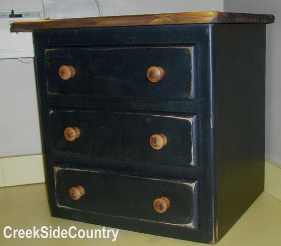Items similar to Primitive Wood Extra Large COFFEE MAKER COVER - stained top on Etsy