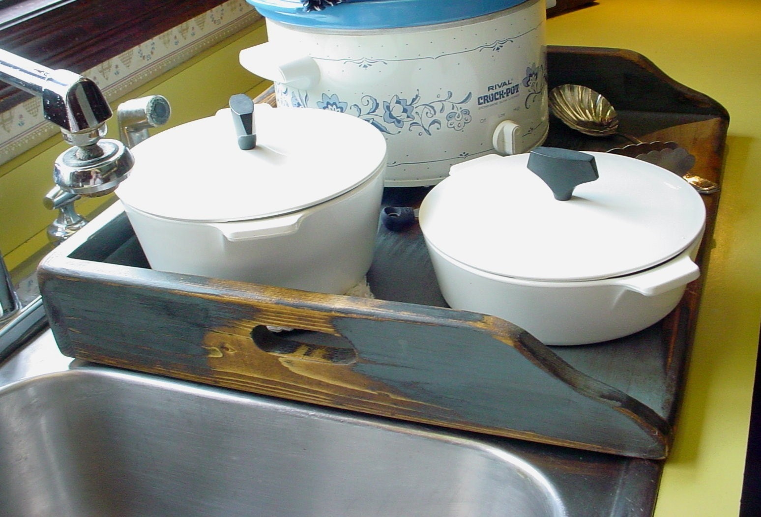 Modern Sleek Wood Noodleboard Breadboard Stove Top BOARD