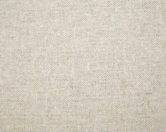 Echino cotton/linen fabric - 1/2 yard of natural Echino solid
