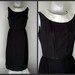 1960s dress // 60s little black dress // Small