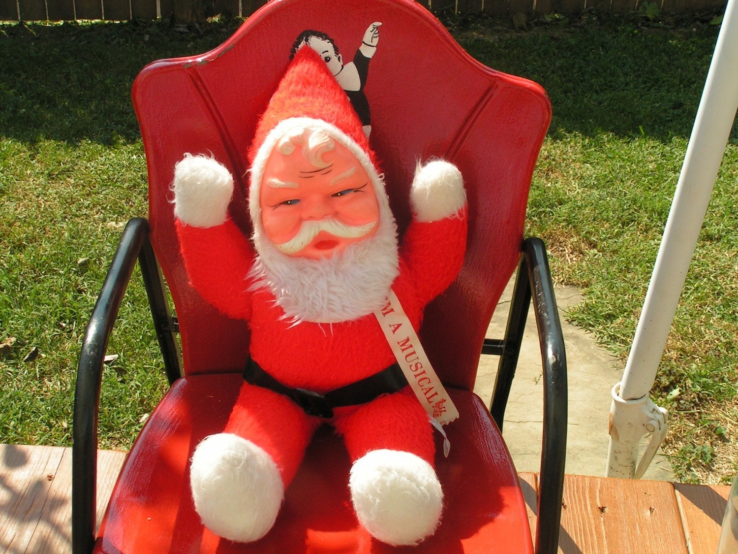 plush musical santa