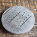 Cute New SMALL font - Clementine Font - Uppercase 2 mm Metal Letter Stamps Great for Creating Hand Stamped Jewelry