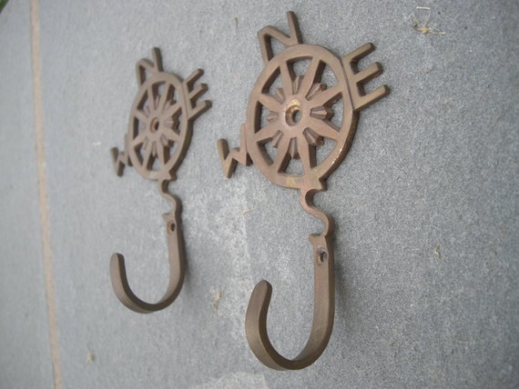 Hook Wall hooks Compass  cup vintage brass Brass Vintage Hanging