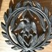 Eagle Cast Black Cast Iron Vintage Trivet or Wall Hanging