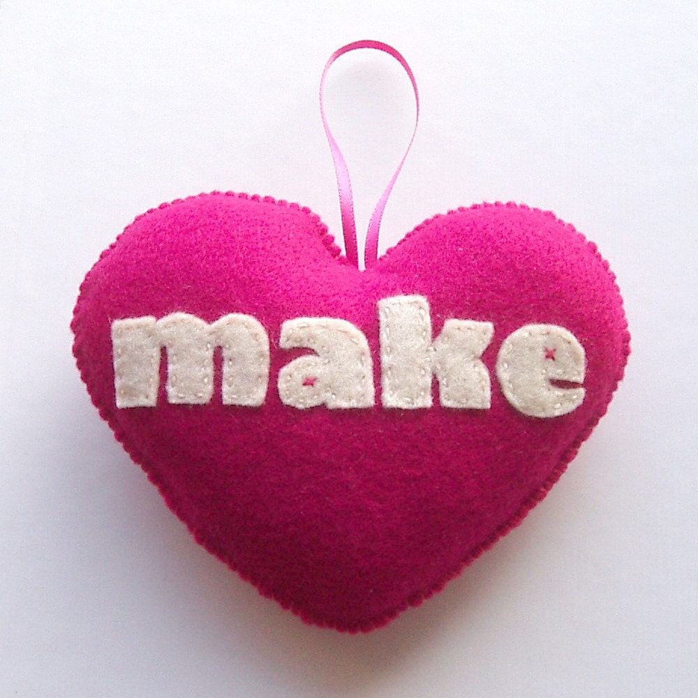 Love to Make Felt Love Heart