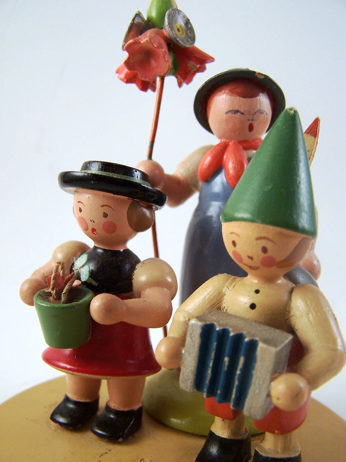 antique wooden figurines