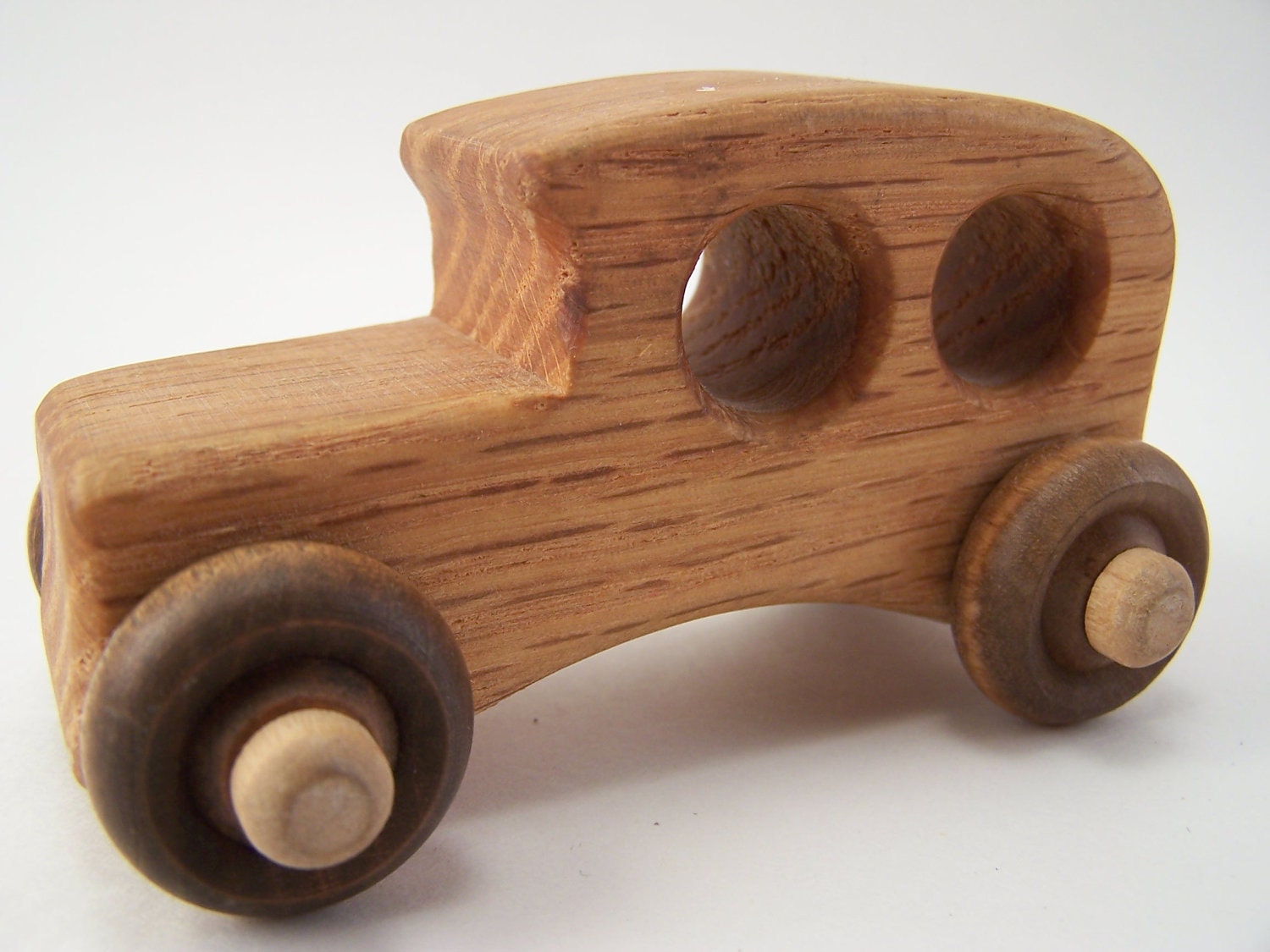 Vintage Wooden Wood Toy Car Children Gift Hand Made