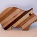 Pig Cheese Cutting Board Handcrafted from Mixed Hardwoods
