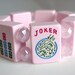 OOAK Mah Jongg Bracelet features Joker Tile with Pink Crystals / Fun / Mah Jong / Ma Jong / Mahjong / Majongg / Mahjong / Mah Jongg / Fun