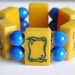 Mahjong Bracelet / Mah Jong Bracelet / Vintage / Winds / Dragon / Mah Jong Tiles / Traveler / North / South / East / West / Catalin / LG