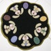 Wool Bunny Candlemat