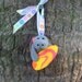 Girl Surfing Manatee Ornament