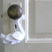 White Swan Felt Christmas Ornament SAMPLE SALE Large Christmas Decoration by OrdinaryMommy