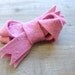 ON SALE // Felt Bow Hair Clip // Orchid Pink // Twist Bow // Boho Accessory by OrdinaryMommy on Etsy