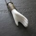 Porcelain Doll Hand and Bullet Necklace - Pretty Handy No. 5