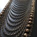 Tribal Breastplate Inspired Statement Necklace - African Bronze Beads and Vintage Brass