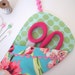 Scissor Sleeve - Pink and Green Bliss