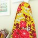 SALE 50% OFF - Last One - Ironing Board Cover - Rose Bouquet in Gold