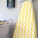 RESERVED for greymaggy - Chevron Ironing Board Cover in Yellow and White