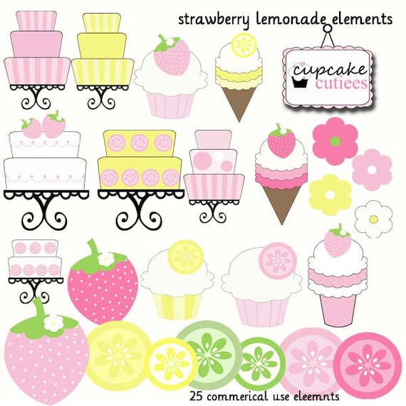 strawberry lemonade clipart - photo #9