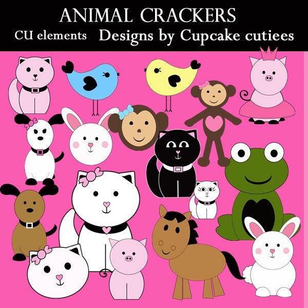 free clip art animal crackers - photo #14