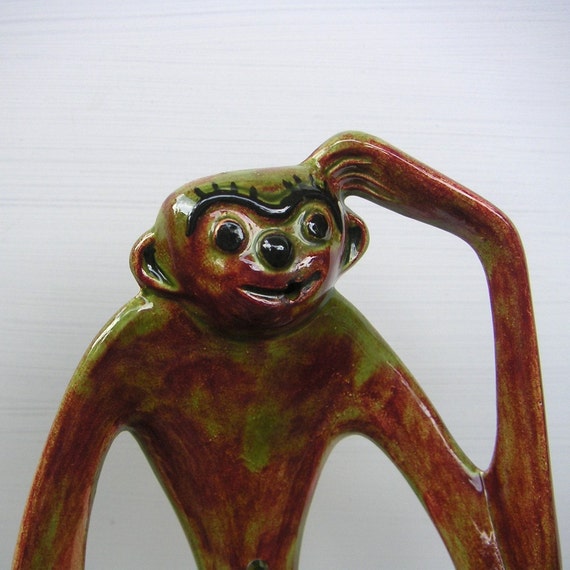 Funky Monkey Vintage Ceramic Figurine