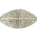 Art Deco Vintage Dress Clips French Cut Faux Diamonds 1930 Wedding Jewelry