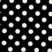 1 yard Black quarter dot Michael Miller designer fabrics