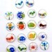 SMALL bug Buttons. 18 Handmade Buttons. Sewing, knitting or needlecraft buttons.