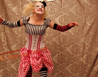 Circus Clown Corset Costume Oufit-CORSET ONLY-Made In Any Size