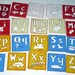 Vintage Children's Alphabet Stencils for Atered Art, Mixed Media