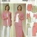 Simplicity 5687 Easy to Sew Womens Pants Skirt Tunic Top and Jacket Pattern Sewing Pattern Size 20 - 28 Bust 42 - 50 Uncut