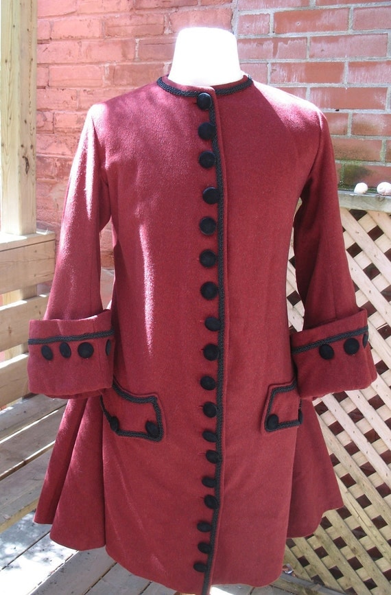 Justacorps Early 18th Century Reproduction Mens Coat 1700s