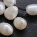 15% OFF batch Large Hole freshwater Pearl 11mmX13mm Large Baroque 2.5mm hole---Strand 20 pieces set white genuine pearl----PRomotion SALE