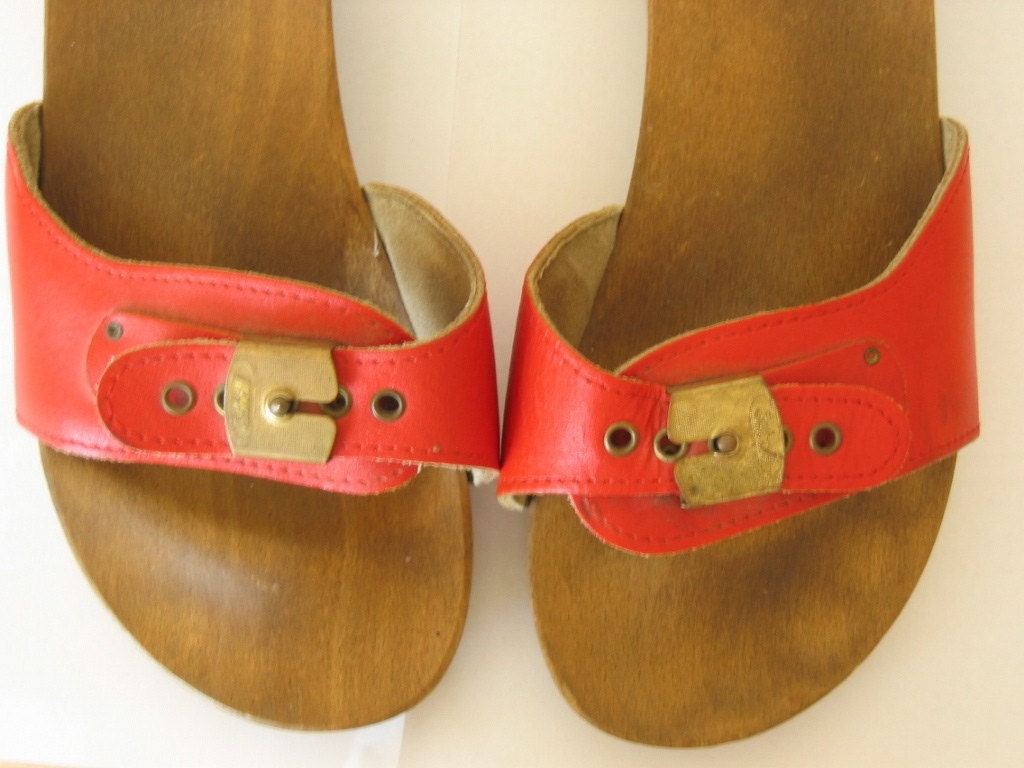 1970s dr scholls sandals