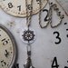 STEAMPUNK Fantasy Jewelry NECKLACE Ship Steering Wheel FISH