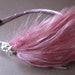 HEATHER- mauve feather headband or clip