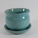 Turquoise Pottery Planter,Flower Pot,Garden,Plants