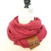 pink cotton and silk scarf